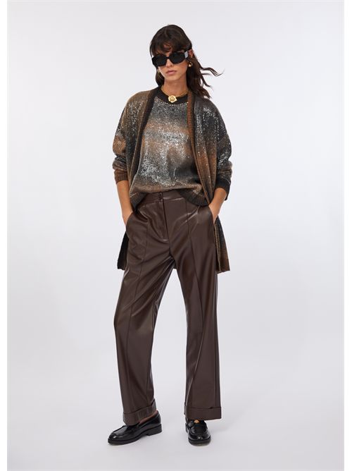 Pantaloni in tessuto spalmato LIU JO | MF5069E0624/90915